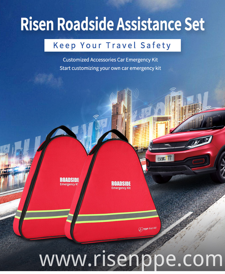Roadside Assistance Emergency Car Kit First Aid Kit Jumper Cables Tow Strap Led Flash Light Rain Coat Tire Pressure Gauge Safety Vest And More Ideal Winter Accessory For Your Car Truck Or Suv Roadside Assistance Emergency Car Kit First Aid Kit Jumper Cables Tow Strap Led Flash Light Rain Coat Tire Pressure Gauge Safety Vest And More Ideal Winter Accessory For Your Car Truck Or Suv